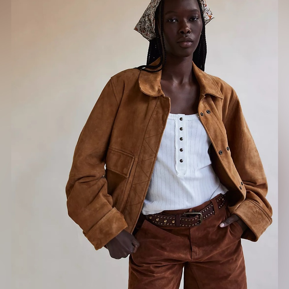 Free People We The Free Suzy Suede Jacket